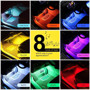 Imagen de KIT DE LUCES LED RGB 12V 8 COLORES INTERIOR AUTO C/CONTROL